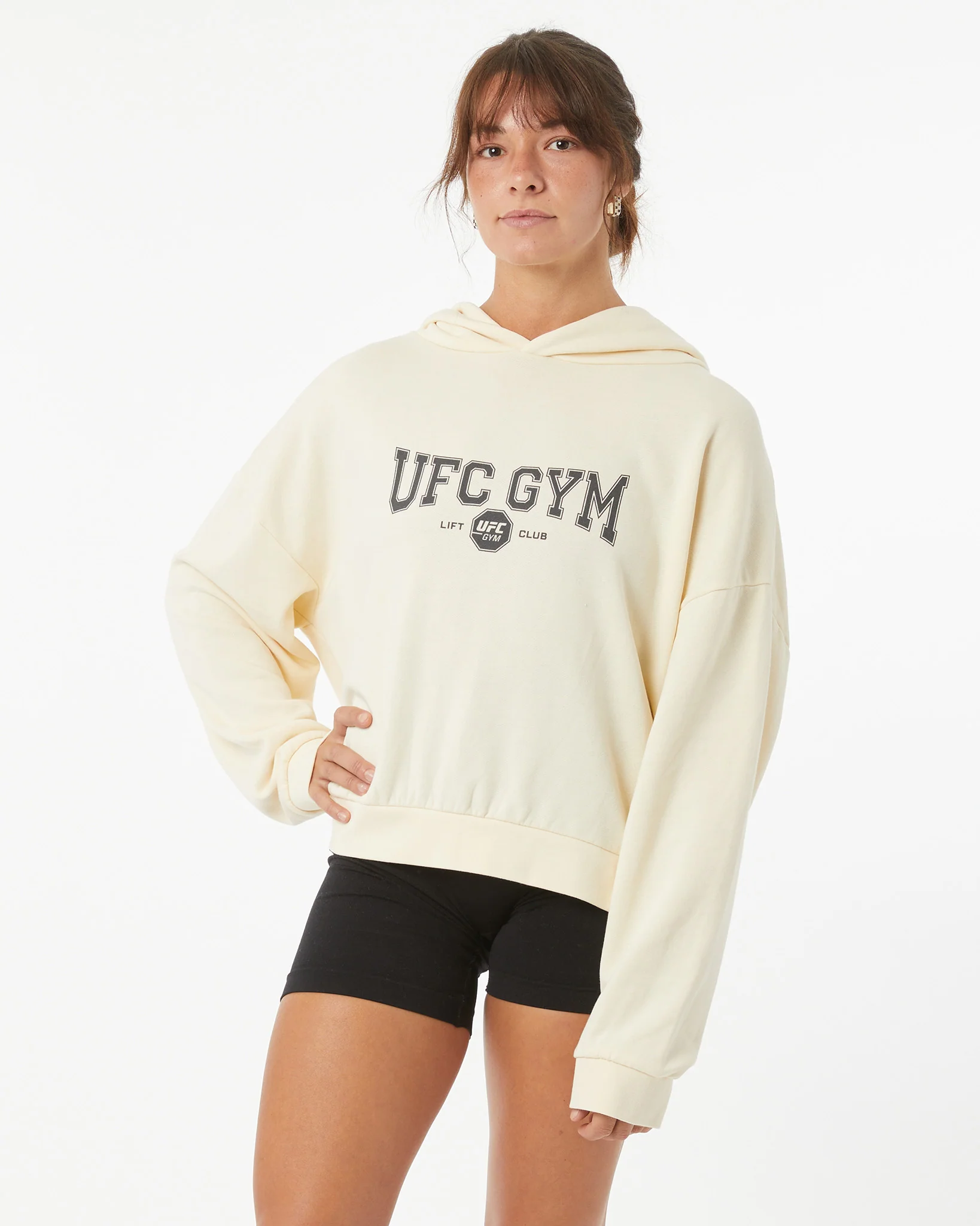 TOUGH ARCH - WOMENS CROP HOODIE