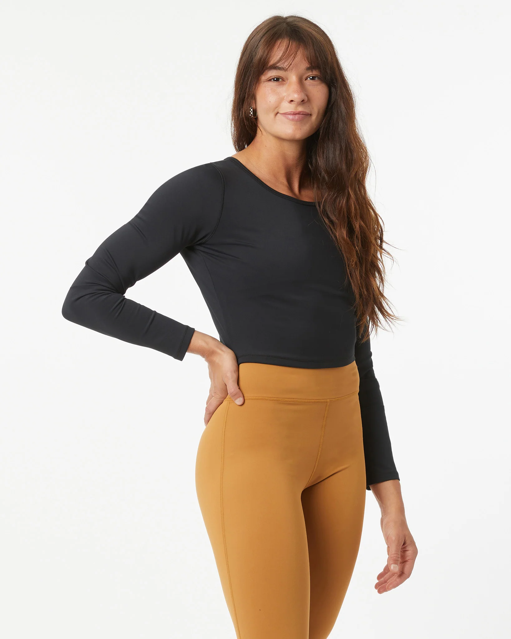 WOMENS L/S FITTED CROP TOP - Image 5